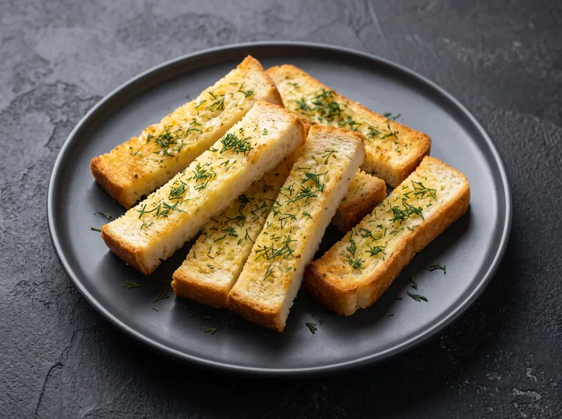 Грінки з часником